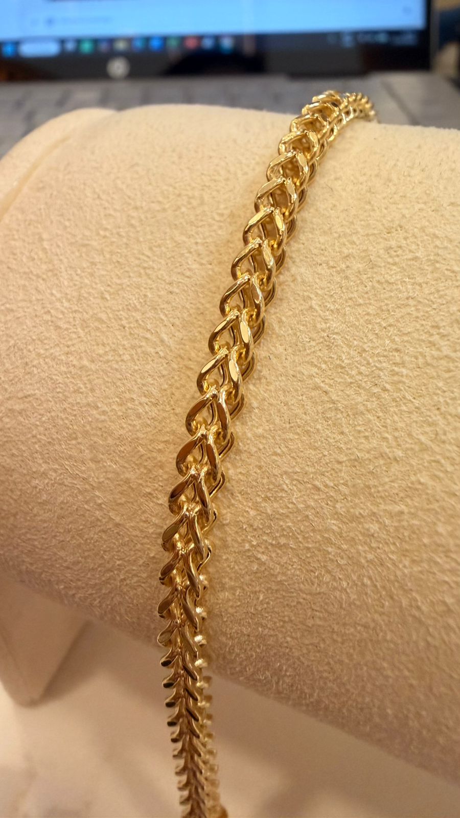 DUMMY - PULSERA TEJIDO BIZANTINO 4.1GR 10K